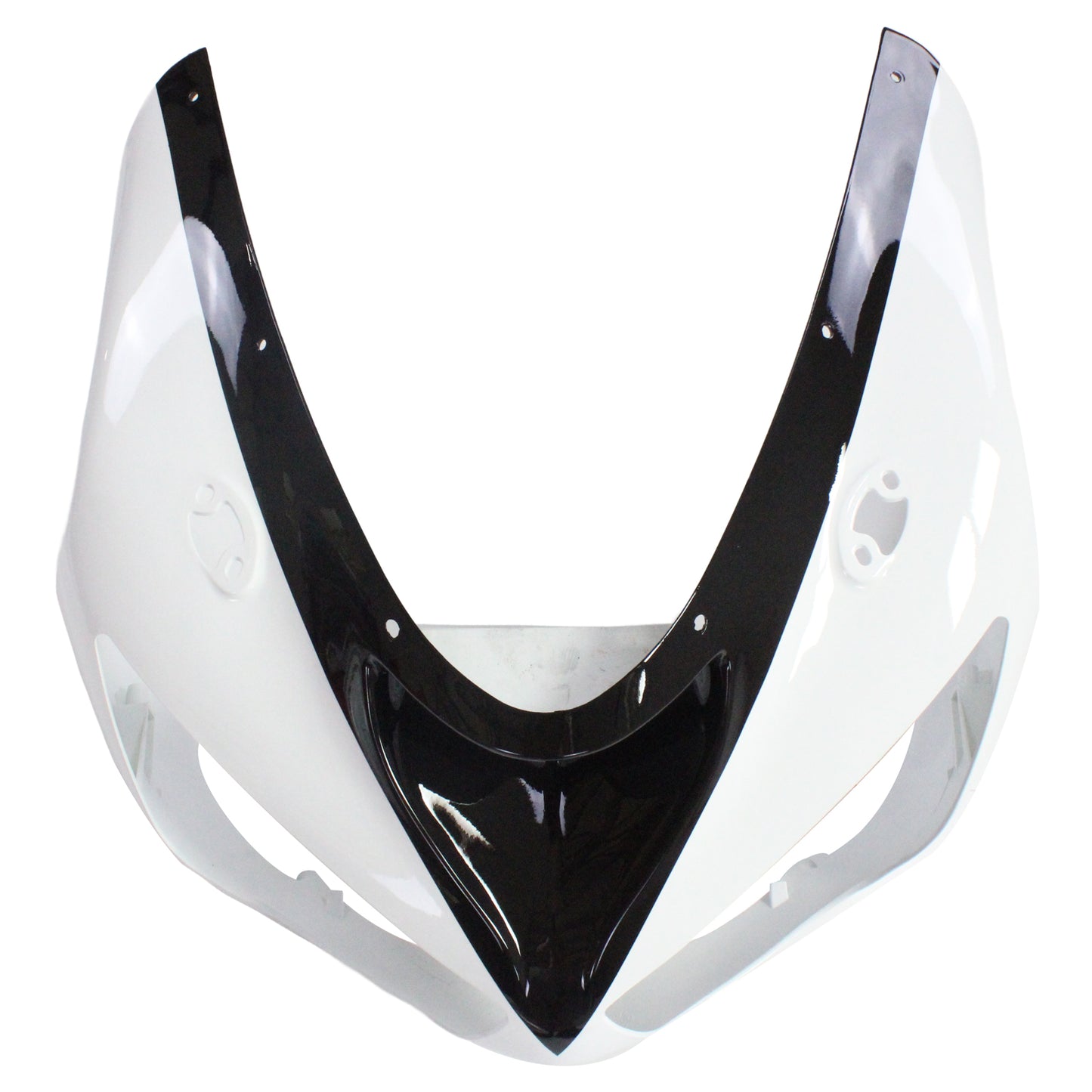 Amotopart Kawasaki 2005-2006 ZX6R 636 kit di paura nero bianco