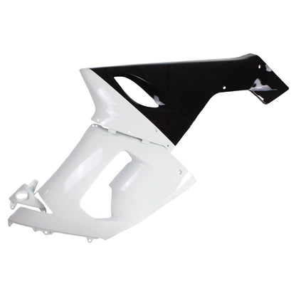 Amotopart Kawasaki 2005-2006 ZX6R 636 kit di paura nero bianco