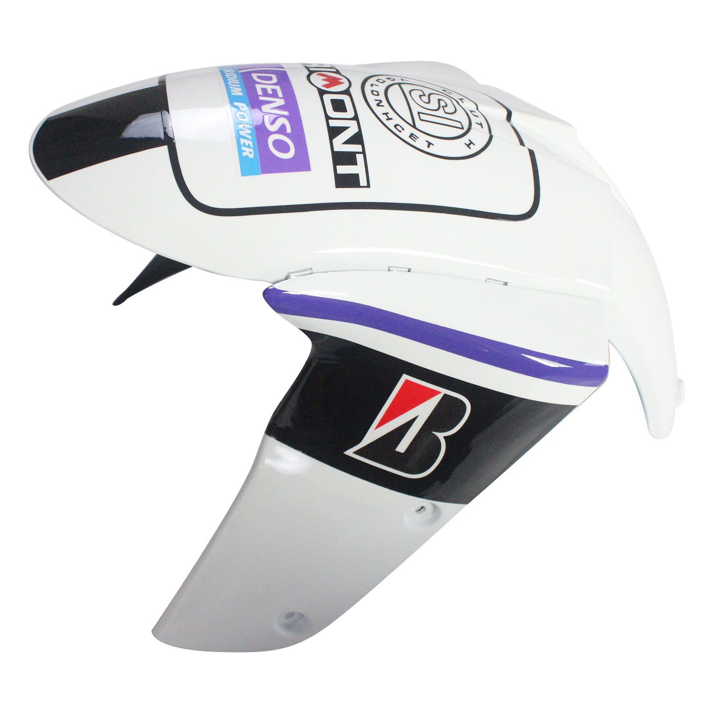 Amotopart Kawasaki 2005-2006 ZX6R 636 kit di carenatura a playboy bianco nero
