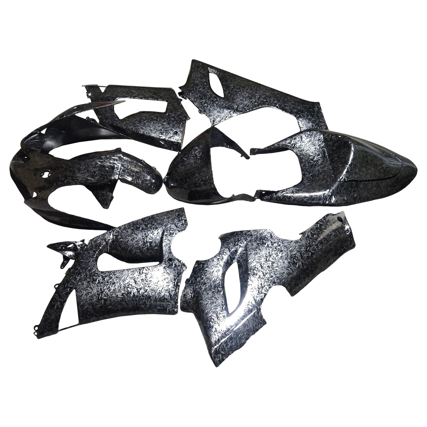 Kit carenatura iniezione in plastica ABS adatto per Kawasaki ZX6R 636 2005-2006