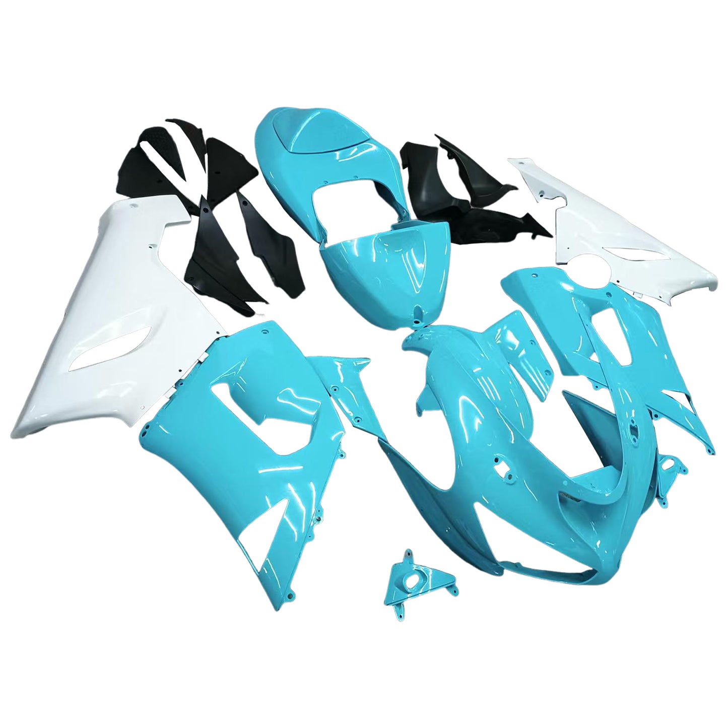 Kit carenatura iniezione in plastica ABS adatto per Kawasaki ZX6R 636 2005-2006