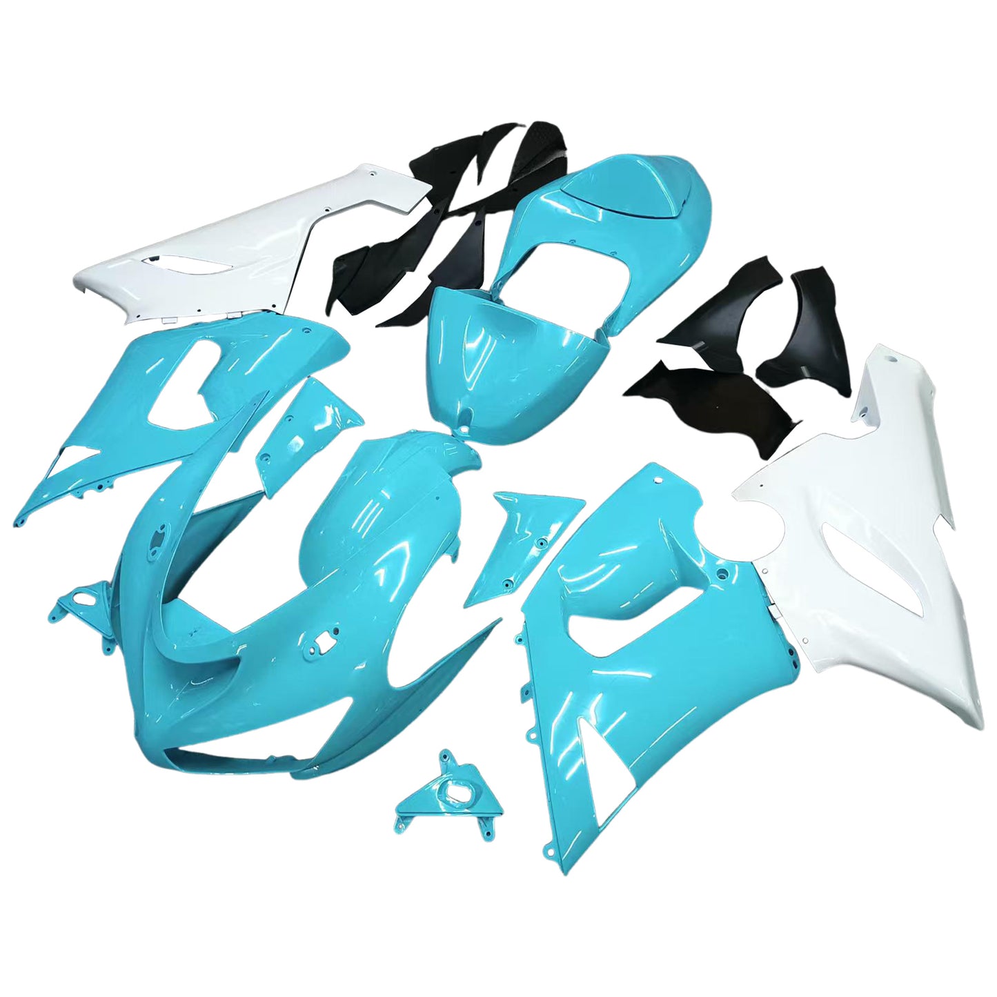 Kit carenatura iniezione in plastica ABS adatto per Kawasaki ZX6R 636 2005-2006