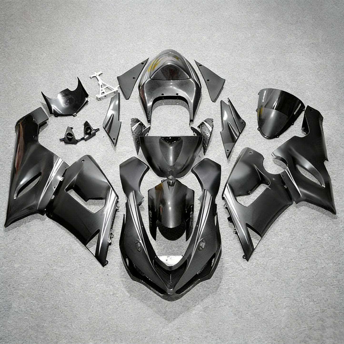 Kit carenatura iniezione in plastica ABS adatto per Kawasaki ZX6R 636 2005-2006