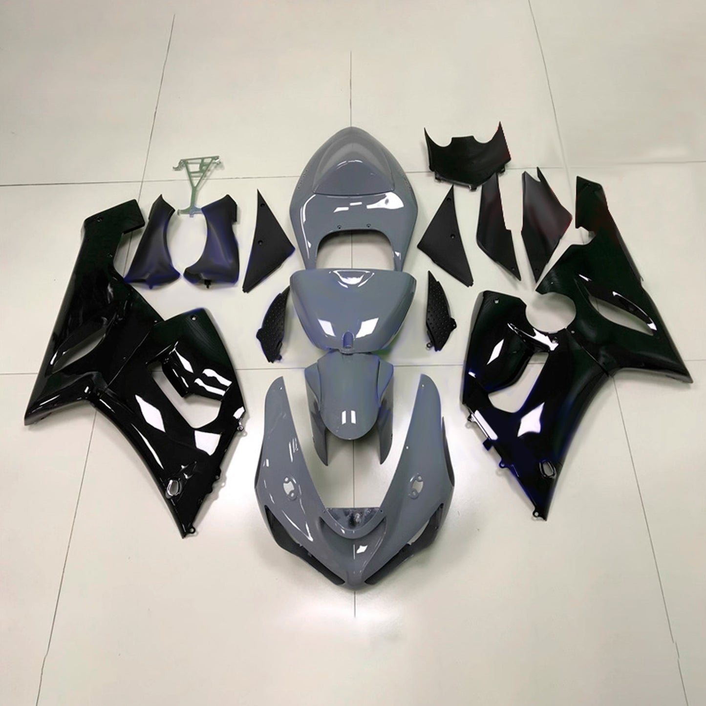 Kit carenatura iniezione in plastica ABS adatto per Kawasaki ZX6R 636 2005-2006