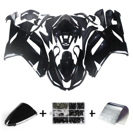 Carene 2007-2008 Kawasaki ZX6R ZX636 Nero Ninja Generico