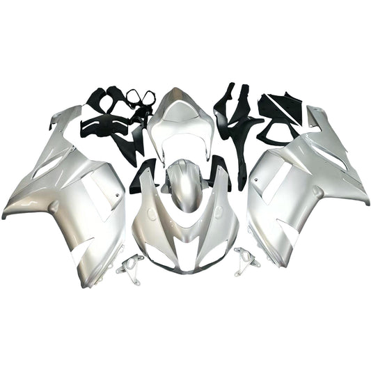 Carene 2007-2008 Kawasaki ZX6R ZX636 Silver Ninja Racing Generico