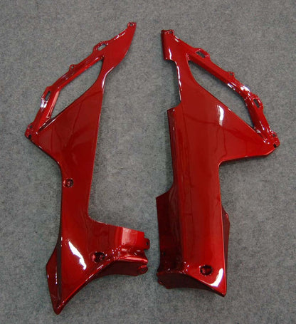 Carene 2007-2008 Kawasaki ZX6R ZX636 Black & Red Flame Ninja Generico