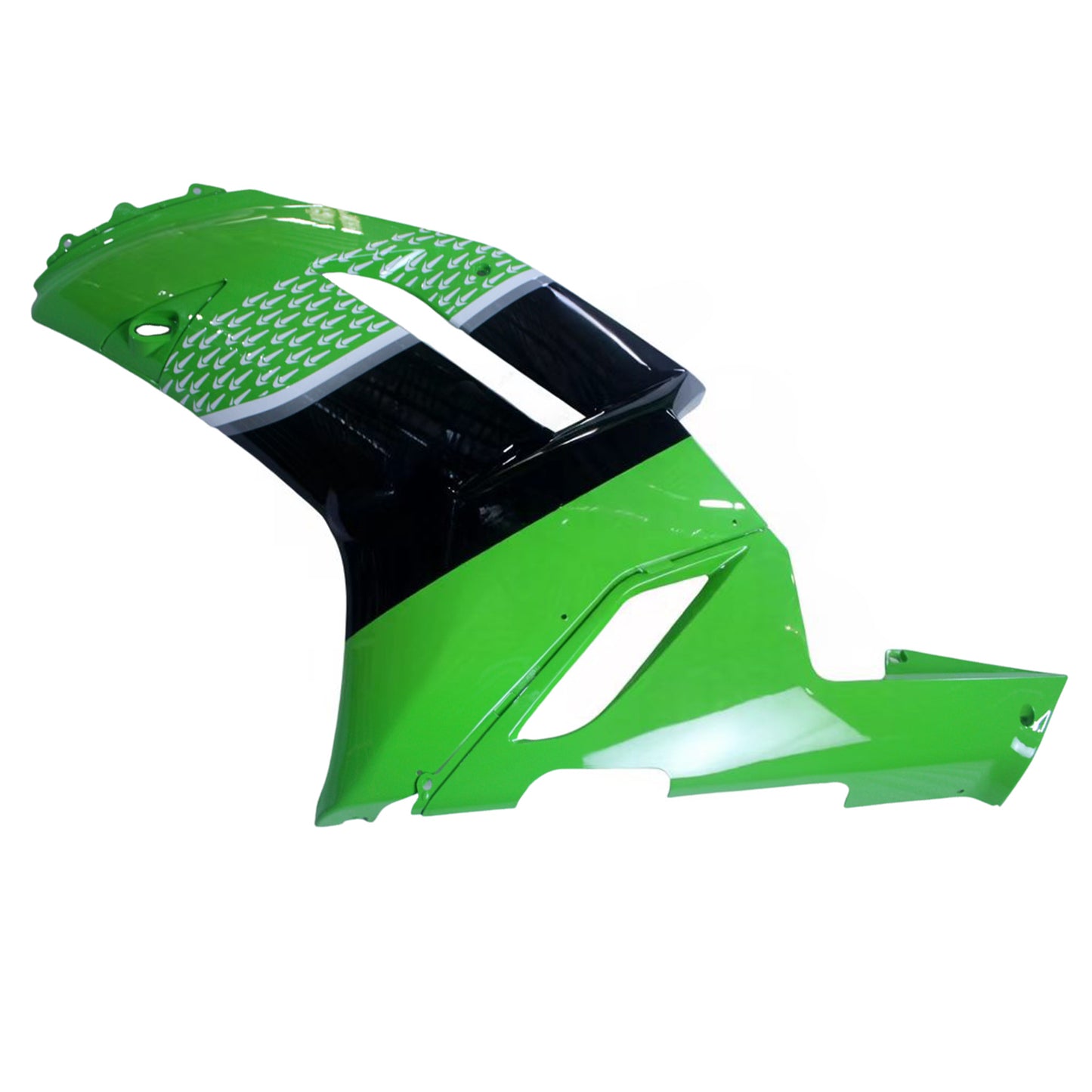 Carene 2007-2008 Kawasaki ZX6R ZX636 Verde Nero ZX6R Generico