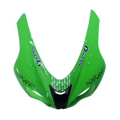 Carene 2007-2008 Kawasaki ZX6R ZX636 Verde Nero ZX6R Racing Generico