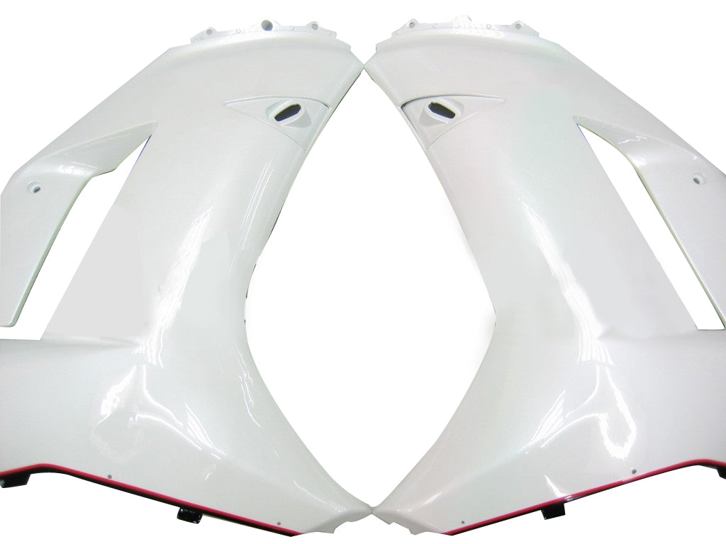 Carene 2007-2008 Kawasaki ZX6R ZX636 Bianco Rosso Nero ZX6R Generico