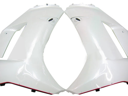 Carene 2007-2008 Kawasaki ZX6R ZX636 Bianco Rosso Nero ZX6R Generico