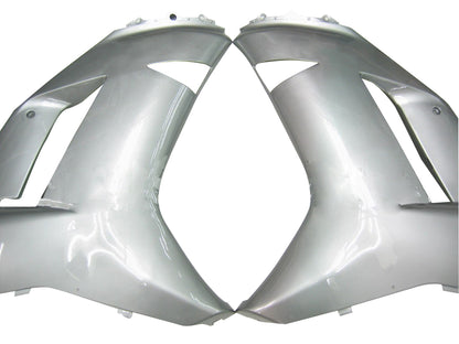 Carene 2007-2008 Kawasaki ZX6R ZX636 Argento Ninja ZX6R Generico