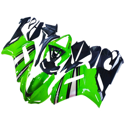 Carene 2007-2008 Kawasaki ZX6R ZX636 Verde Nero Argento Ninja ZX6R Racing Generico