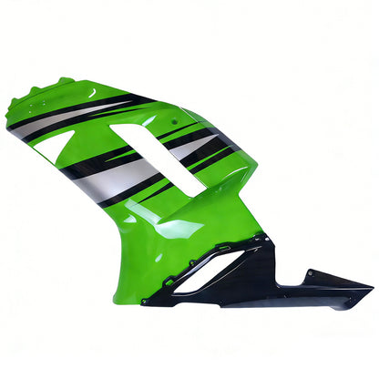 Carene 2007-2008 Kawasaki ZX6R ZX636 Verde Nero Argento Ninja ZX6R Generico