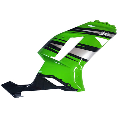 Carene 2007-2008 Kawasaki ZX6R ZX636 Verde Nero Argento Ninja ZX6R Racing Generico