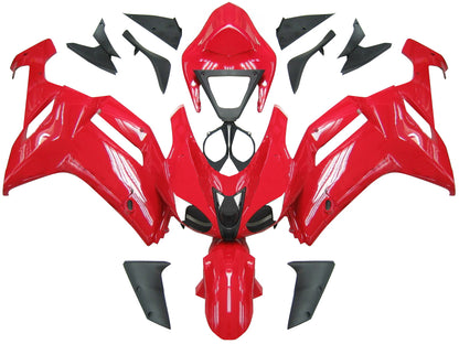 Carenature 2007-2008 Kawasaki ZX6R ZX636 Rosso Ninja ZX6R Generico