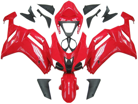 Carenature 2007-2008 Kawasaki ZX6R ZX636 Rosso Ninja ZX6R Generico