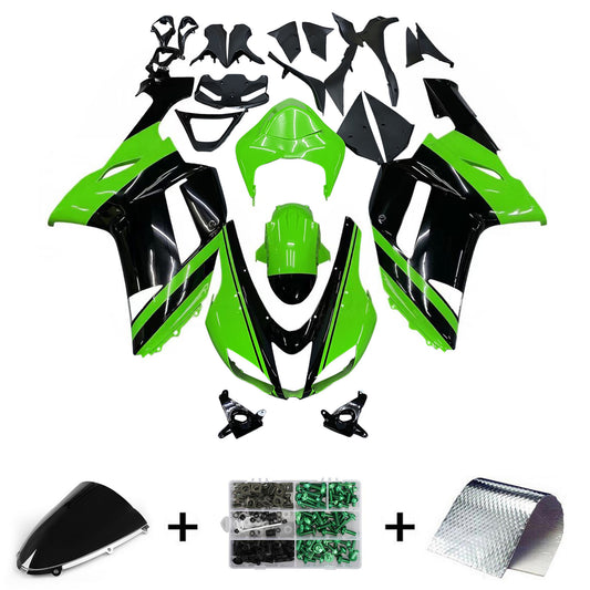 Amotopart Kawasaki ZX6R 636 2007-2008 Kit carena Carrozzeria Plastica ABS