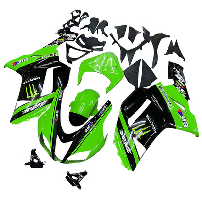 Amotopart Kawasaki ZX6R 636 2007-2008 Kit carena Carrozzeria Plastica ABS