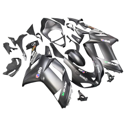 Amotopart Kawasaki ZX6R 636 2007-2008 Kit carena Carrozzeria Plastica ABS