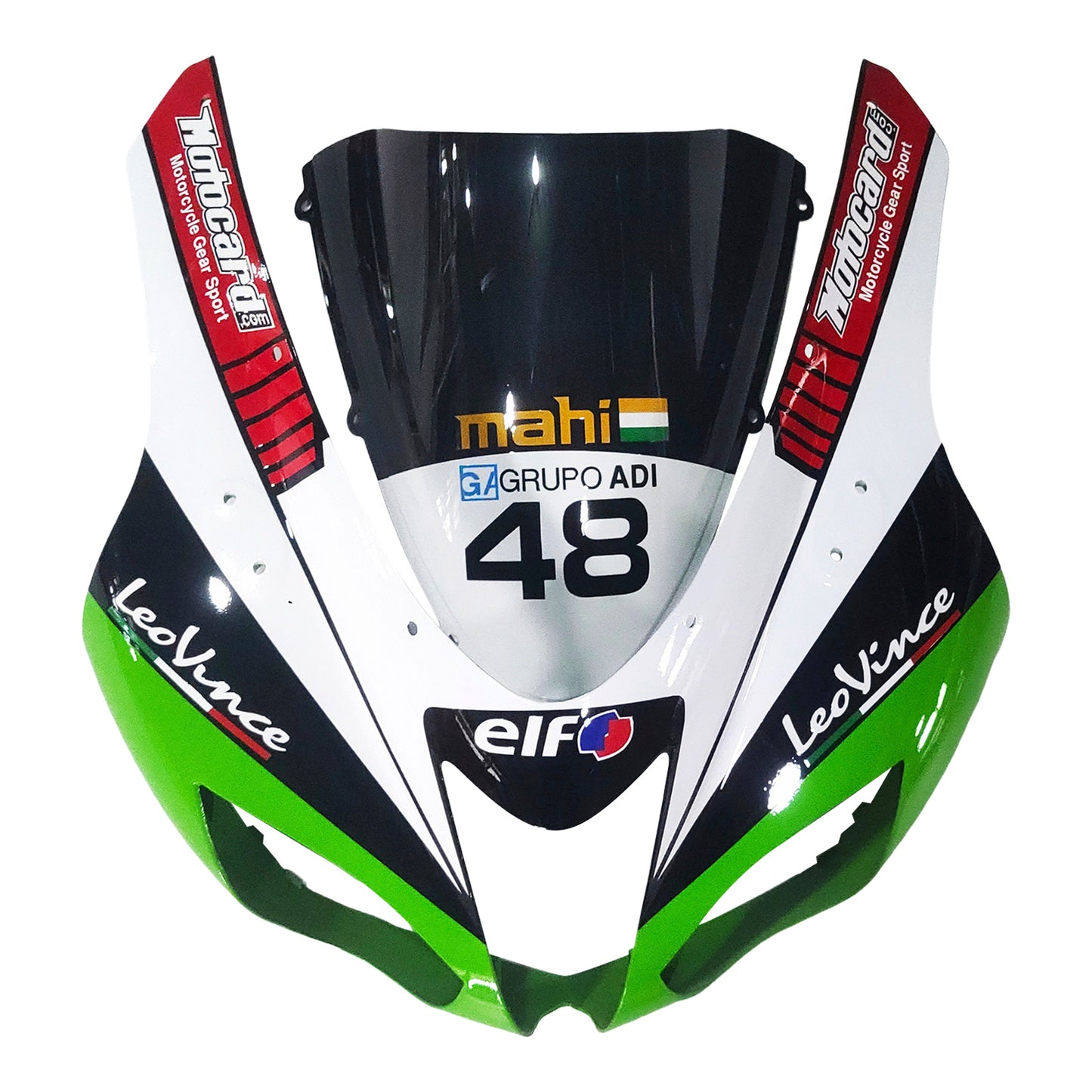 Amotopart Kawasaki ZX6R 636 2007-2008 Kit carena Carrozzeria Plastica ABS