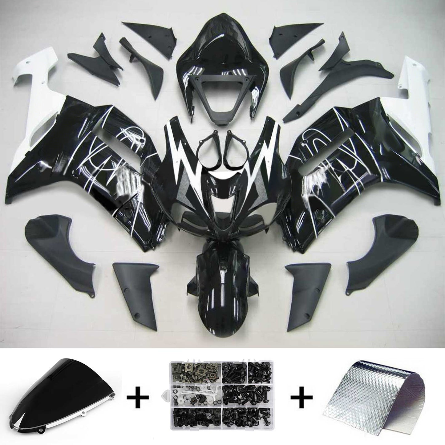 Kit Carenatura Per Kawasaki ZX6R 636 2007-2008 Generico