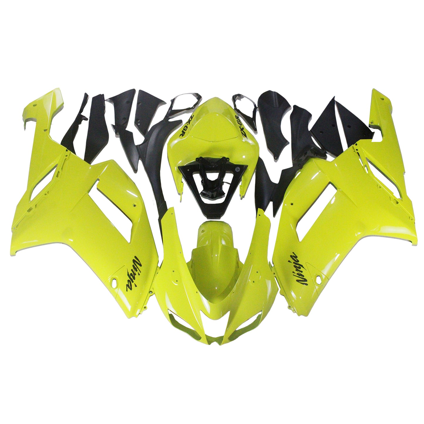 Amotopart Kawasaki 2007-2008 ZX6R 636 KIT GIALLO TEARING