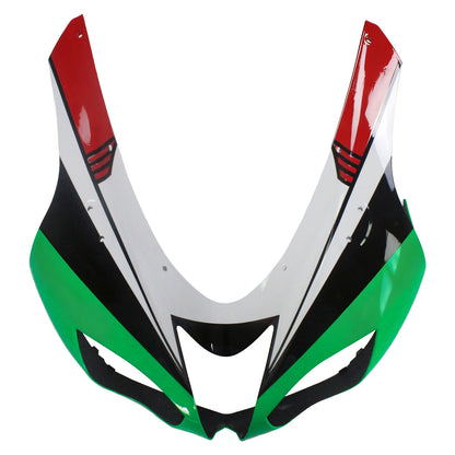 Amotopart Kawasaki 2007-2008 ZX6R 636 Kit di paura rosso verde
