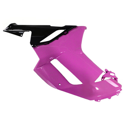 Amotopart Kawasaki 2007-2008 ZX6R 636 kit di carenatura rosa nera