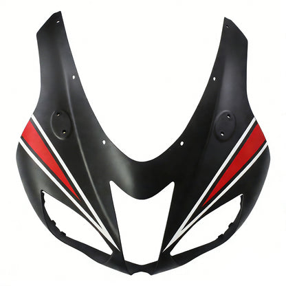 Amotopart Kawasaki 2007-2008 ZX6R 636 kit carenatura rossa nera