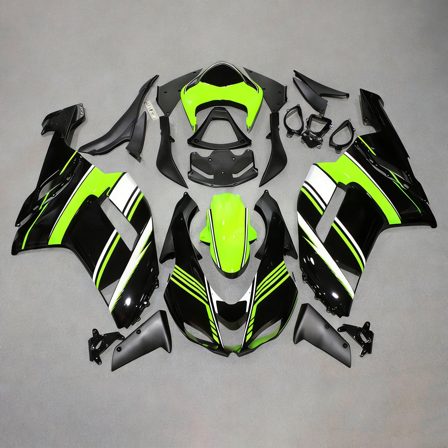 Kit carenatura iniezione in plastica ABS adatto per Kawasaki ZX6R 636 2007-2008