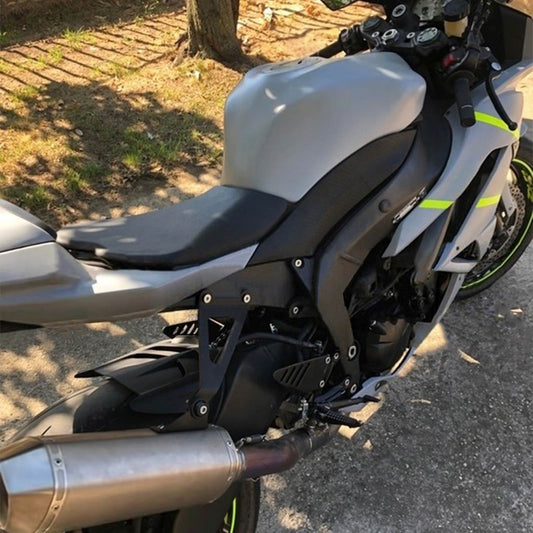 Amotopart Kawasaki 2009-2012 ZX6R 636 Kit di rivestimento giallo grigio