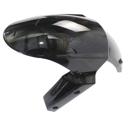 Amotopart Kawasaki 2009-2012 ZX6R 636 kit di carenatura nera verde bianco