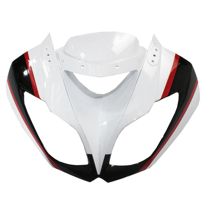 Amotopart Kawasaki 2009-2012 ZX6R 636 kit di carenatura nera verde bianco