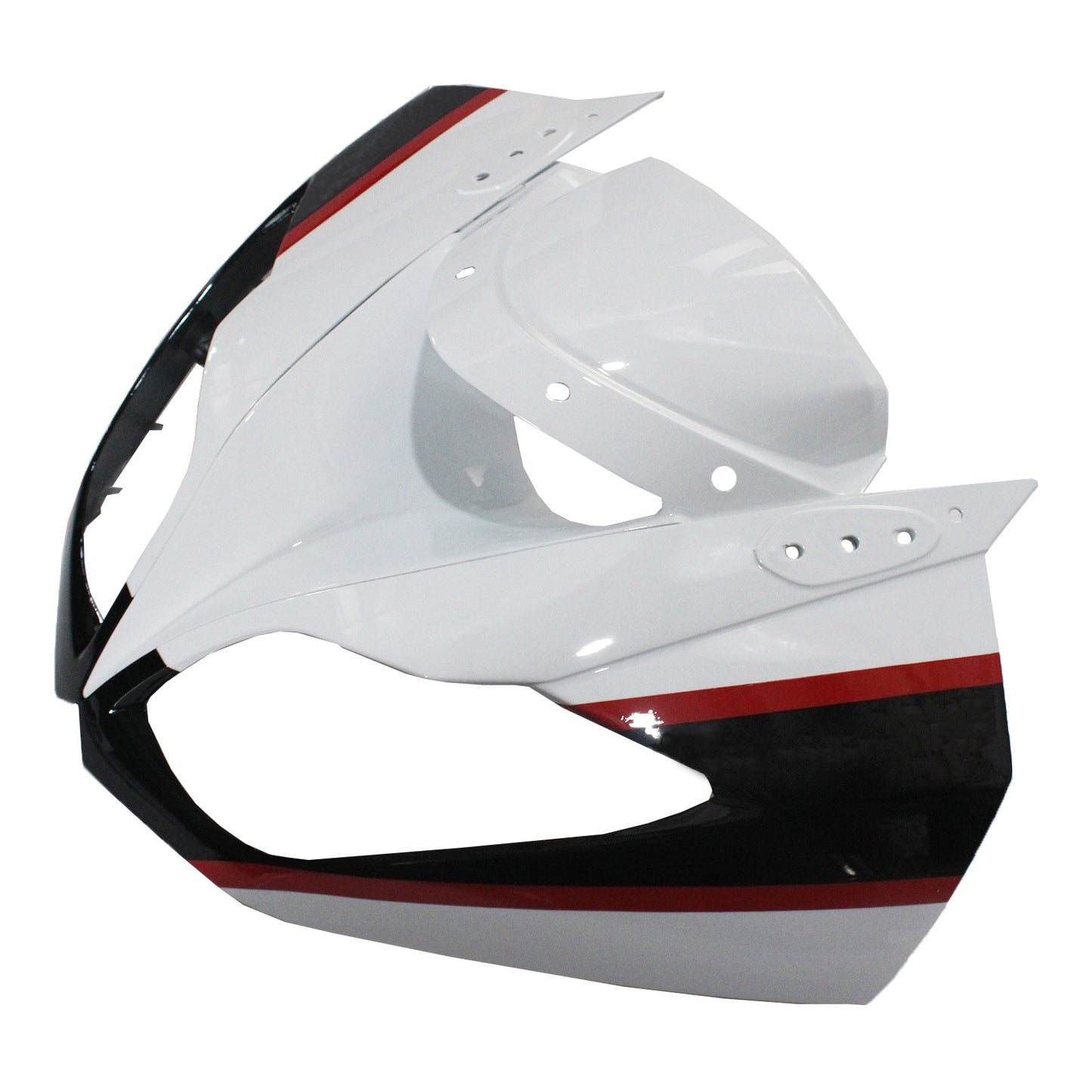 Amotopart Kawasaki 2009-2012 ZX6R 636 kit di carenatura nera verde bianco