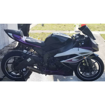 Amotopart Kawasaki 2009-2012 ZX6R 636 Kit di rivestimento nero viola