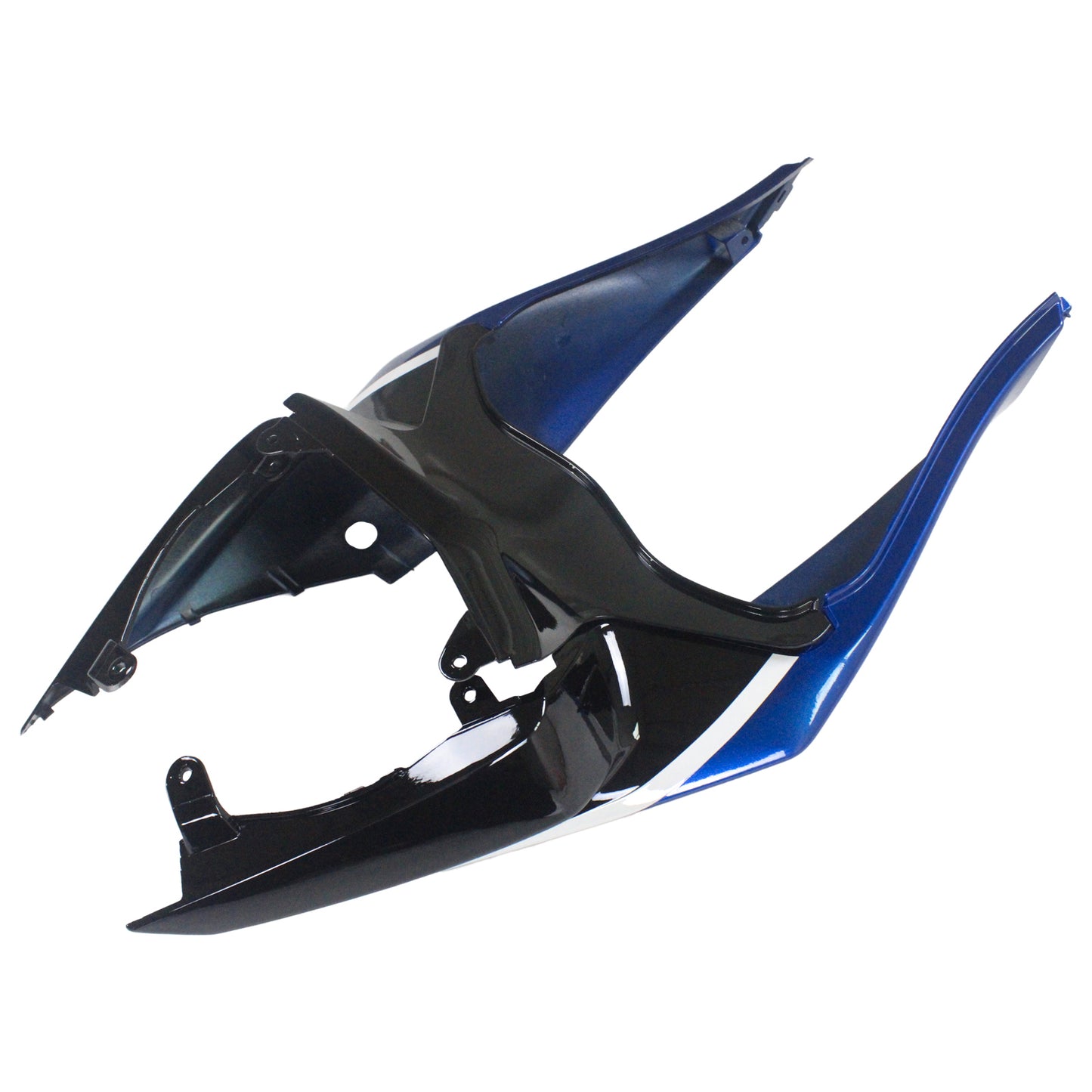 Amotopart Kawasaki 2009-2012 ZX6R 636 Blue Mix Black Cladding Kit