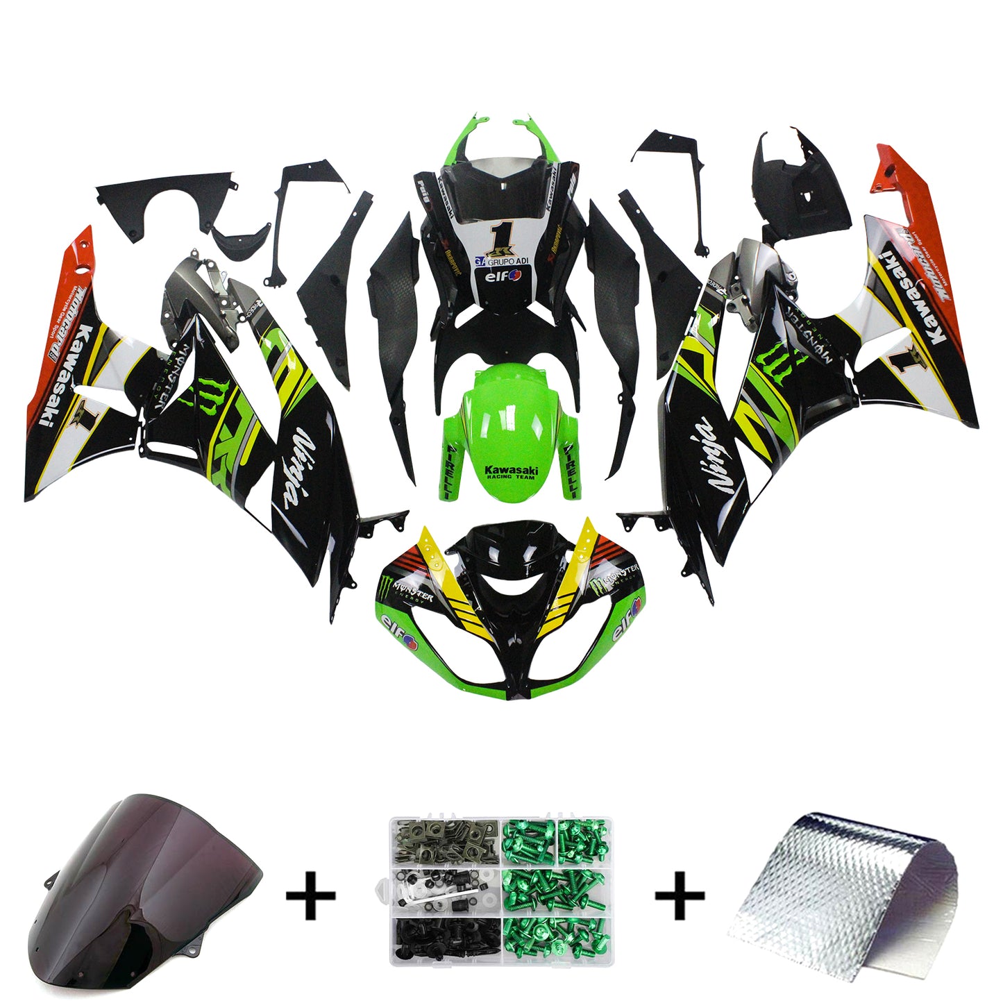 Kit Carenatura Per Kawasaki ZX6R 636 2009-2012 Generico