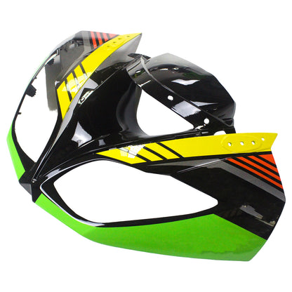 Amotopart Kawasaki 2009-2012 ZX6R 636 Kit di rivestimento artiglio verde nero