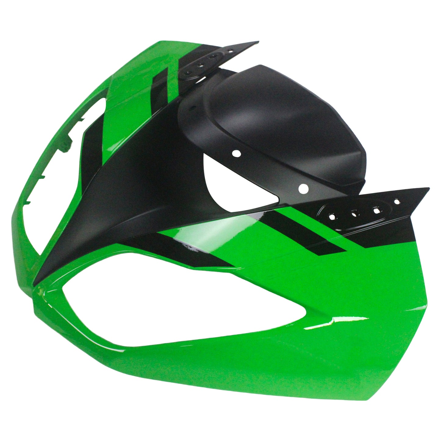 Amotopart Kawasaki 2009-2012 ZX6R 636 Kit di paura nera rosso verde