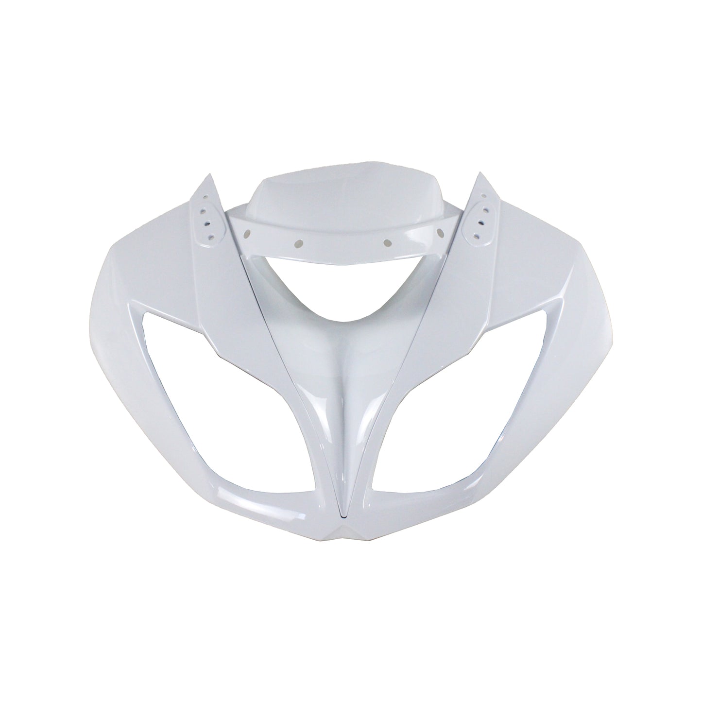 Amotopart Kawasaki 2009-2012 ZX6R 636 Kit di paura nero bianco