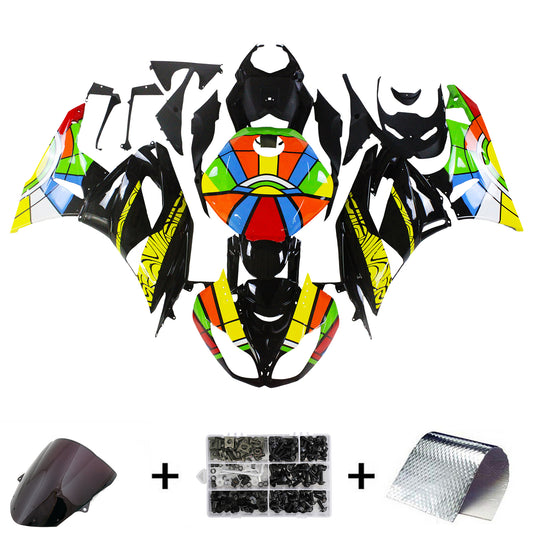 Kit carena iniezione carrozzeria in plastica ABS adatta per Kawasaki ZX6R 636 2009-2012