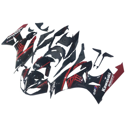 Amotopart Kawasaki ZX6R 636 2009-2012 Kit carena Carrozzeria Plastica ABS