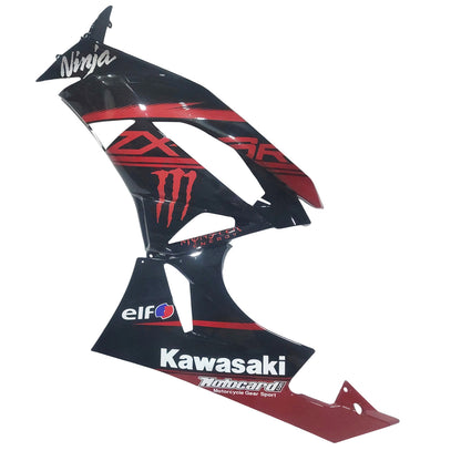 Amotopart Kawasaki ZX6R 636 2009-2012 Kit carena Carrozzeria Plastica ABS