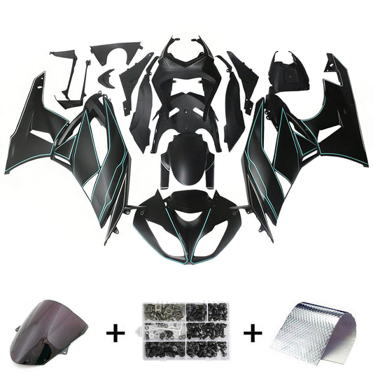Amotopart Kawasaki ZX6R 636 2009-2012 Kit carena Carrozzeria Plastica ABS