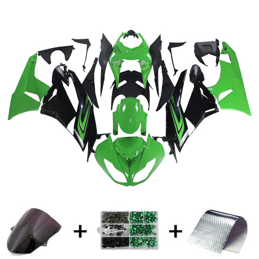 Amotopart Kawasaki ZX6R 636 2009-2012 Kit carena Carrozzeria Plastica ABS