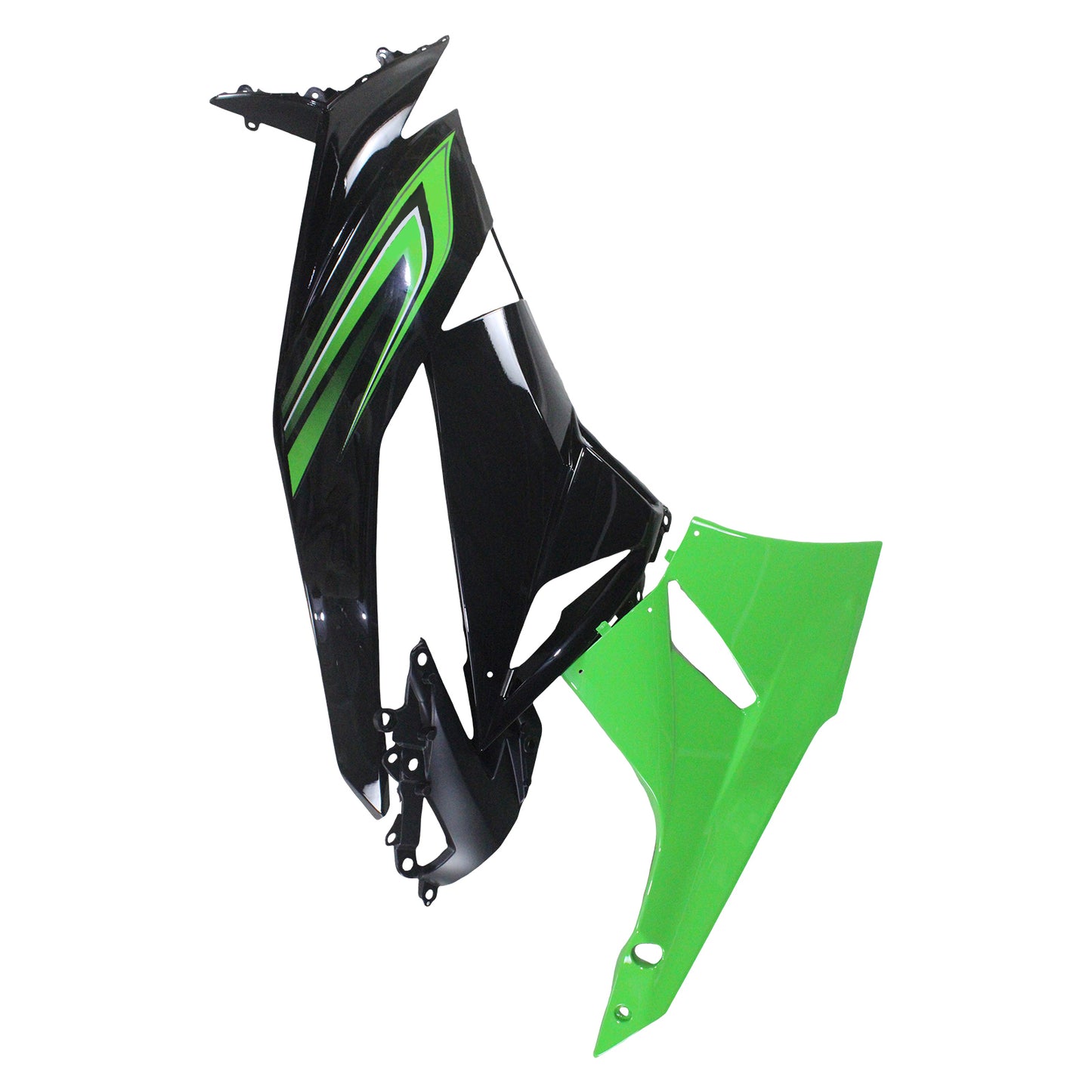 Amotopart Kawasaki ZX6R 636 2009-2012 Kit carena Carrozzeria Plastica ABS