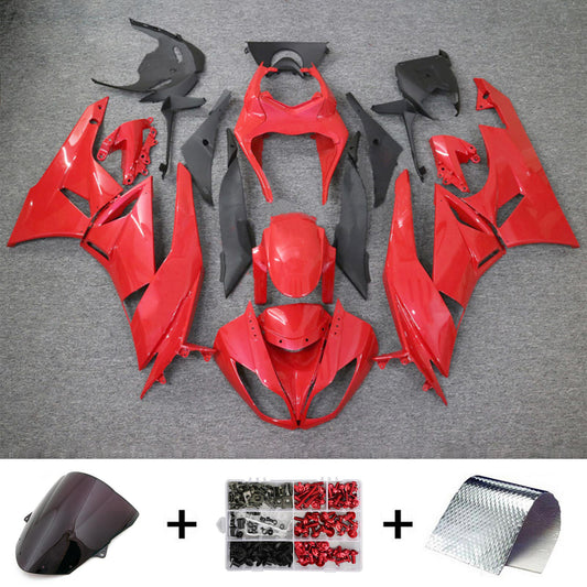 Amotopart Kawasaki ZX6R 636 2009-2012 Kit carena Carrozzeria Plastica ABS