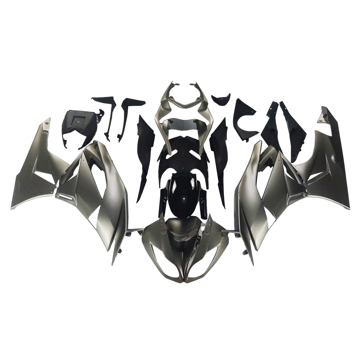 Amotopart Kawasaki ZX6R 636 2009-2012 Kit carena Carrozzeria Plastica ABS