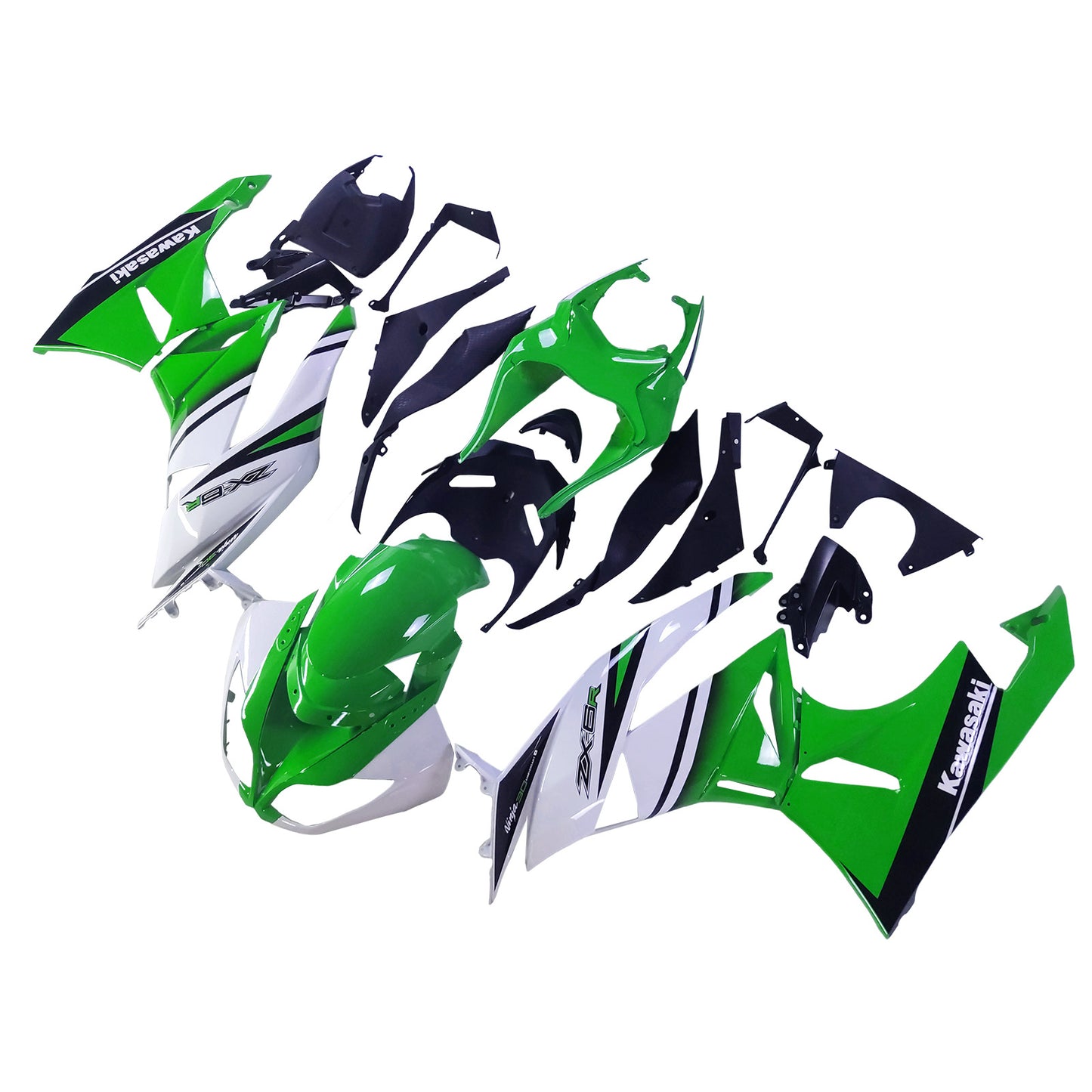 Kit carena Carrozzeria per Kawasaki ZX6R 636 2009-2012 Plastica ABS
